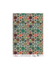 DESENLİ GÜMÜŞ VARAK PİRİNÇ DEKOPAJ 30*42 CM MODEL 033