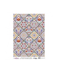 DESENLİ GÜMÜŞ VARAK PİRİNÇ DEKOPAJ 30*42 CM MODEL 039