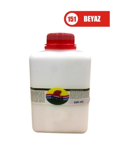 Desen Kumaş Boyası 500 ML - Beyaz No:151