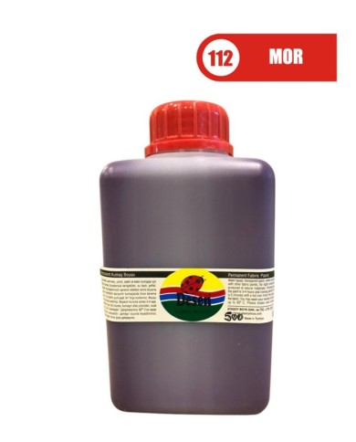 Desen Kumaş Boyası 500 ML - Mor No:112