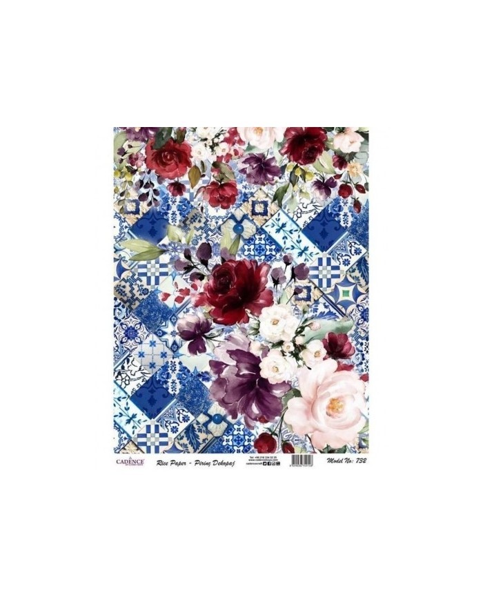 PİRİNÇ DEKOPAJ 29*42 CM MODEL 732