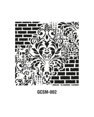 GRUNGE STENCIL MİNİ GCSM-002 25X25