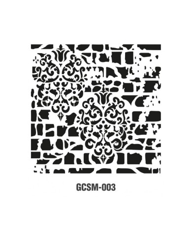 GRUNGE STENCIL MİNİ GCSM-003 25X25