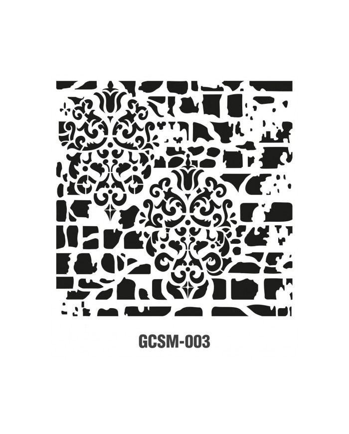 GRUNGE STENCIL MİNİ GCSM-003 25X25