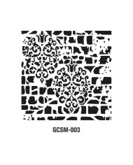 GRUNGE STENCIL MİNİ GCSM-003 25X25