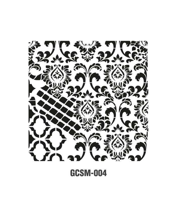 GRUNGE STENCIL MİNİ GCSM-004 25X25