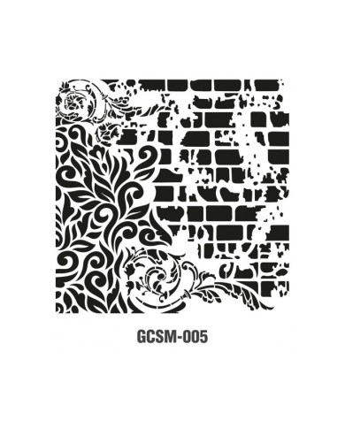 GRUNGE STENCIL MİNİ GCSM-005 25X25