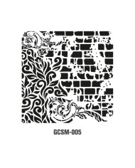 GRUNGE STENCIL MİNİ GCSM-005 25X25