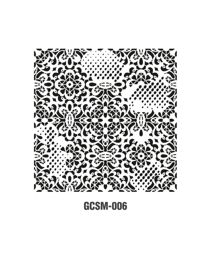 GRUNGE STENCIL MİNİ GCSM-006 25X25