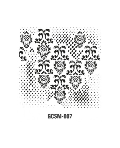 GRUNGE STENCIL MİNİ GCSM-007 25X25