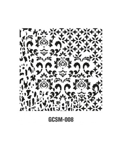 GRUNGE STENCIL MİNİ GCSM-008 25X25