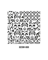 GRUNGE STENCIL MİNİ GCSM-008 25X25