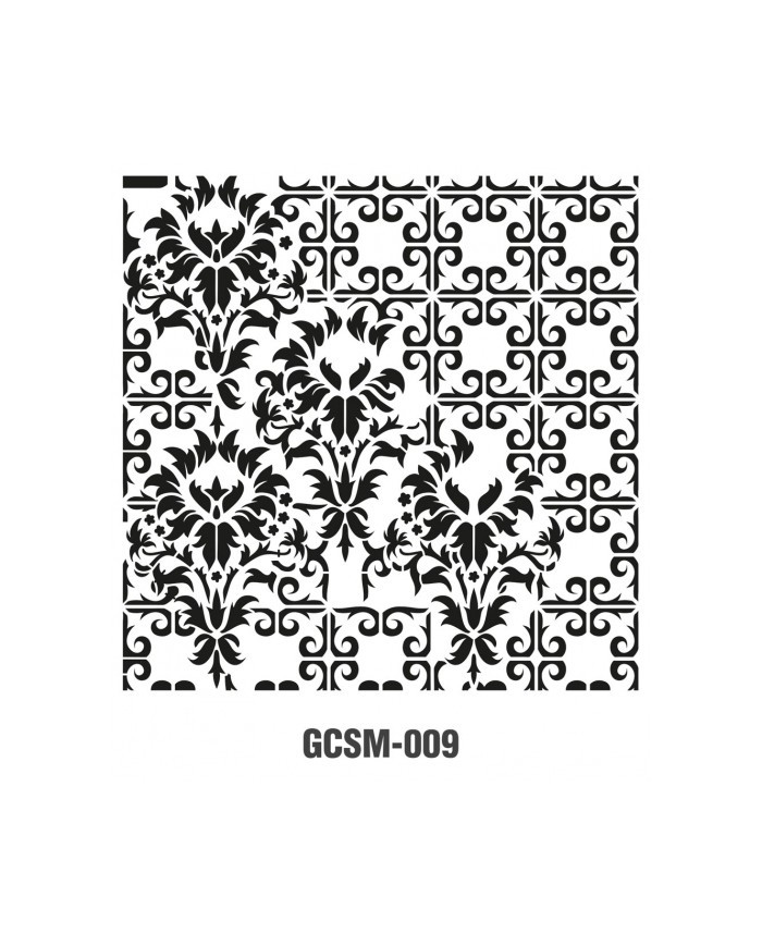 GRUNGE STENCIL MİNİ GCSM-009 25X25