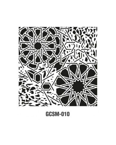 GRUNGE STENCIL MİNİ GCSM-010 25X25