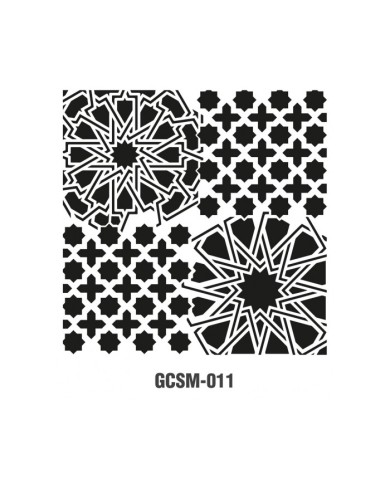 GRUNGE STENCIL MİNİ GCSM-011 25X25