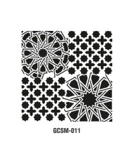 GRUNGE STENCIL MİNİ GCSM-011 25X25