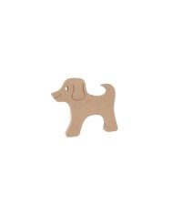 F59 Ahşap Köpek Biblo