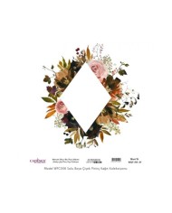 Model WFC006 Sulu Boya Çiçek Pirinç Kağıt Koleksiyonu 90x92