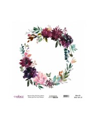 Model WFC020 Sulu Boya Çiçek Pirinç Kağıt Koleksiyonu 30x32