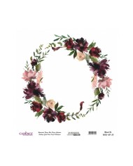 Model WFC021 Sulu Boya Çiçek Pirinç Kağıt Koleksiyonu 90x92