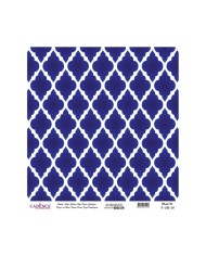 Model K036 Dünya'nın Mavi Tonları Pirinç Kağıt Dekopaj 90x92