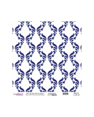 Model K038 Dünya'nın Mavi Tonları Pirinç Kağıt Dekopaj 60x62