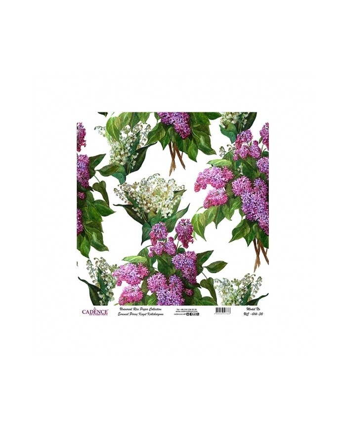 Model UC014 Evrensel Pirinç Kağıt Koleksiyonu 30X32