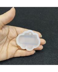 Reçine Epoksi Kalıp Kolye Anahtarlık Bulut - A6