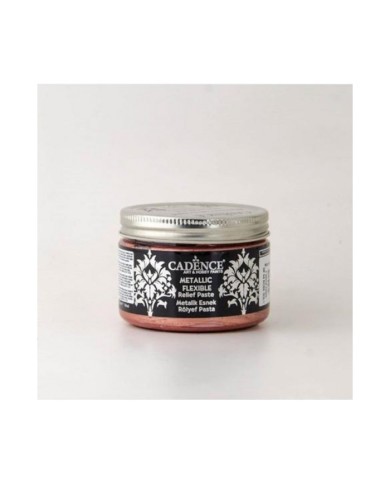 CADENCE METALİK ESNEK RÖLYEF PASTA ROSE GOLD 150 ML