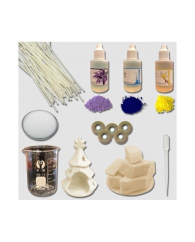 EHS | SOYA WAX MUM YAPIM SETİ + SERAMİK MUMLUK