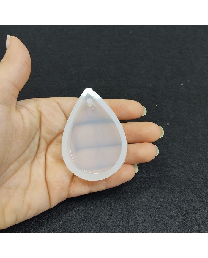 Reçine Epoksi Kalıp Kolye Anahtarlık Damla - A16