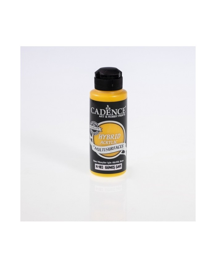 HYBRİT (MULTİ SURFACE) BOYA GÜNEŞ SARI 120 ML - H-103