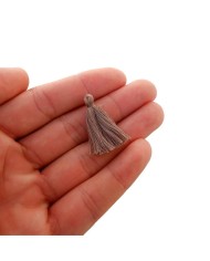 100 ADET - MİNİ BOY  PÜSKÜL - 3CM - KOYU BEJ