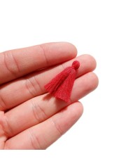 100 ADET - MİNİ BOY  PÜSKÜL  - 3CM - KIRMIZI