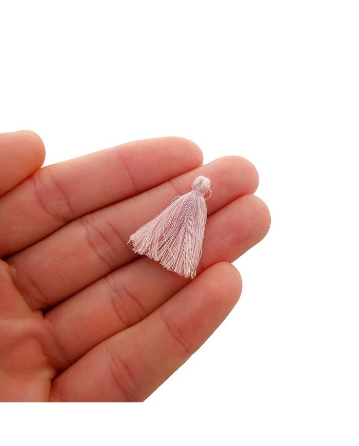 100 ADET - MİNİ BOY  PÜSKÜL - 3CM - AÇIK PEMBE