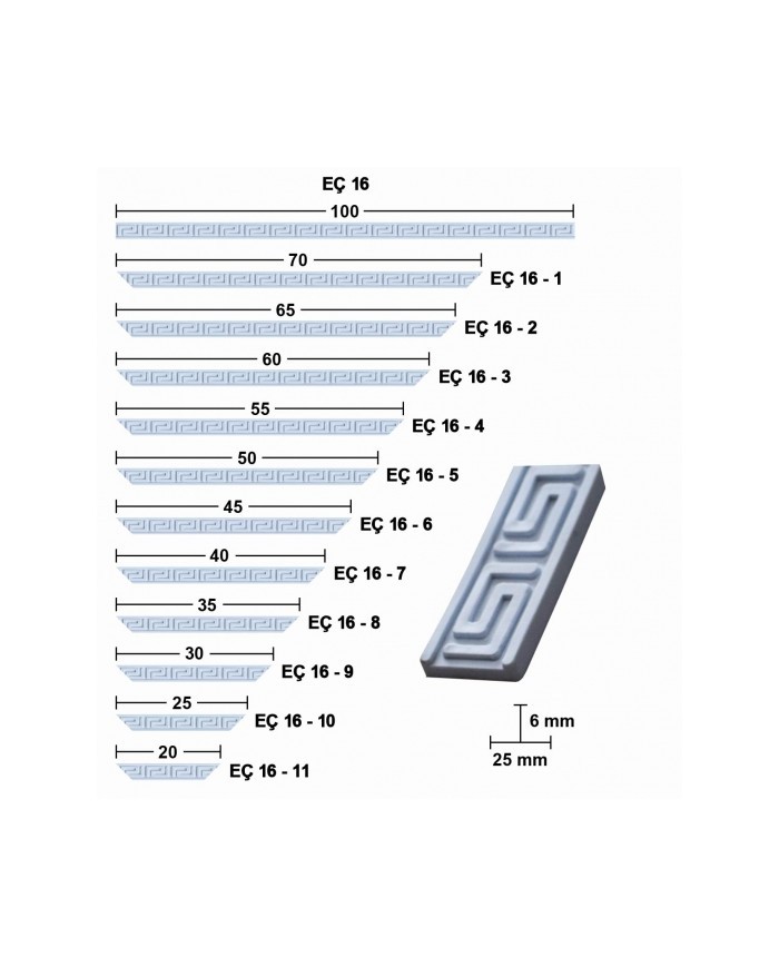 Hazır Esnek Çıta 100cm EÇ16