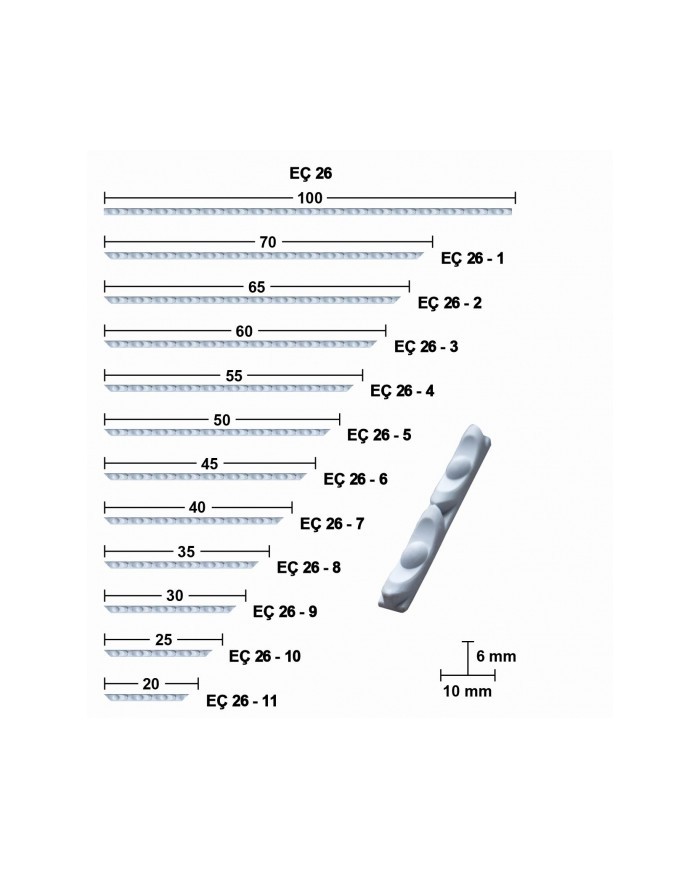 Hazır Esnek Çıta 100cm EÇ26