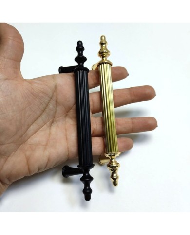 Tepsi Epoksi Kalıp Kulpu  - Metal Tırtıklı Gold