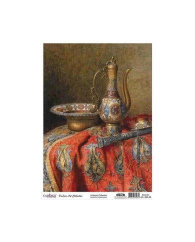 CADENCE DELUXE ART ANTİKALAR PİRİNÇ DEKOPAJ MODEL AC-003 (60X85)