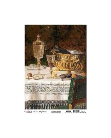 CADENCE DELUXE ART ANTİKALAR PİRİNÇ DEKOPAJ MODEL AC-005 (60X85)