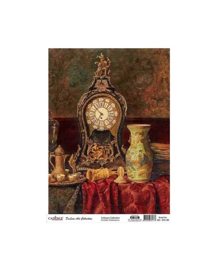 CADENCE DELUXE ART ANTİKALAR PİRİNÇ DEKOPAJ MODEL AC-012 (30X42)