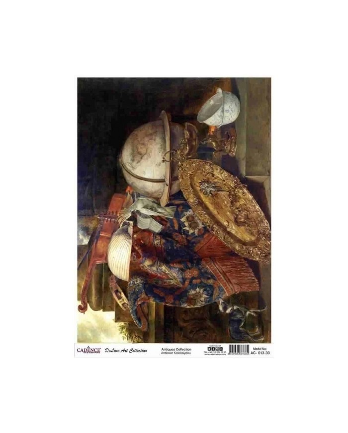 CADENCE DELUXE ART ANTİKALAR PİRİNÇ DEKOPAJ MODEL AC-013 (30X42)