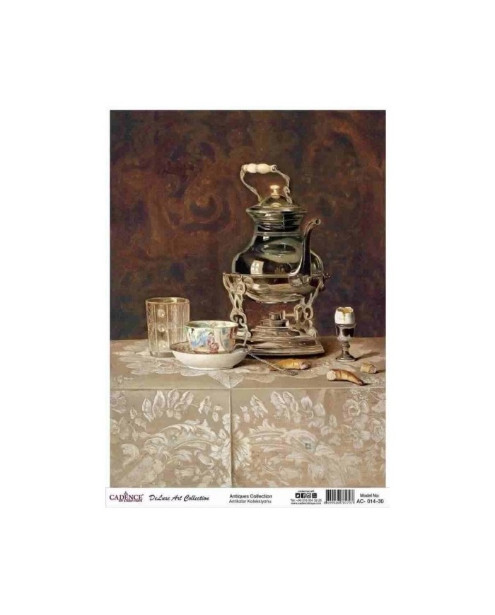 CADENCE DELUXE ART ANTİKALAR PİRİNÇ DEKOPAJ MODEL AC-014 (60X85)