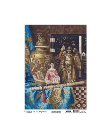 CADENCE DELUXE ART ANTİKALAR PİRİNÇ DEKOPAJ MODEL AC-018 (30X42)
