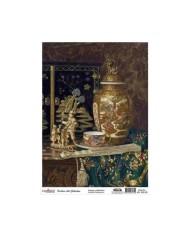 CADENCE DELUXE ART ANTİKALAR PİRİNÇ DEKOPAJ MODEL AC-019 (60X85)