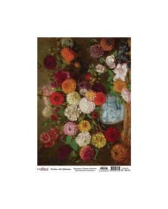 CADENCE DELUXE ART ÇİÇEK BUKETLERİ PİRİNÇ DEKOPAJ MODEL BF-009 (60X85)