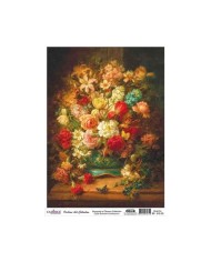CADENCE DELUXE ART ÇİÇEK BUKETLERİ PİRİNÇ DEKOPAJ MODEL BF-010 (30X42)