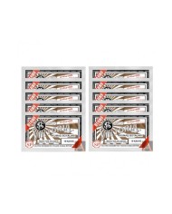 TOZ KUMAŞ BOYASI KAHVE 10 'LU SET