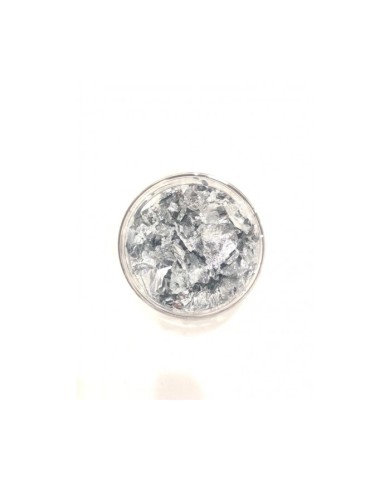 Epoksi Reçine  Süsleme Pul Varak Gümüş