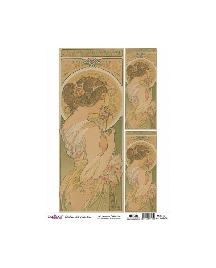 ART NOUVEAU KOLEKSİYONU AN-09 30X42CM